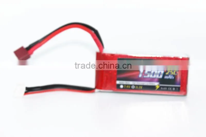 Lipo Battery Classical Series 3S 11.1V 1500mAh 25C Li-Polymer Battery for RC Airplanes