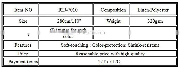Modern style Stripe Chenille linen fabric for Curtain, sofa cover, cushion cover, bedding