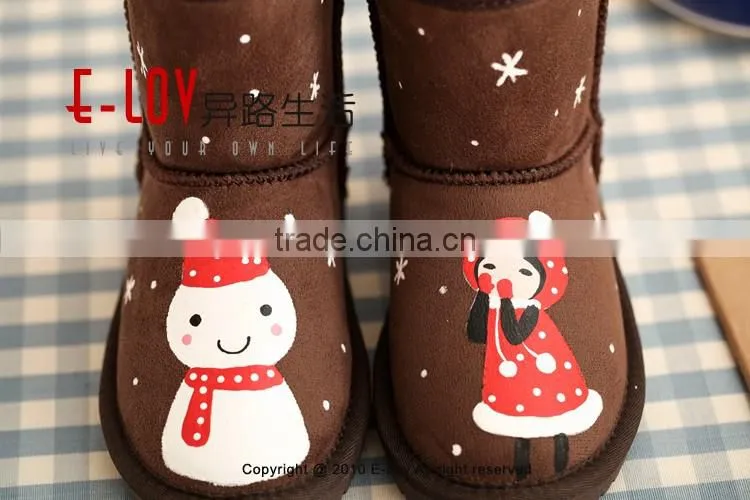 NO.U036C Hot sales high quality and cheap china baby shoes girl boots