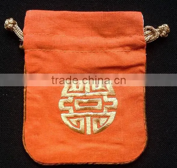 Mobile Phone Pouch with EMB, Mobile Pouch,Pencil Pouch