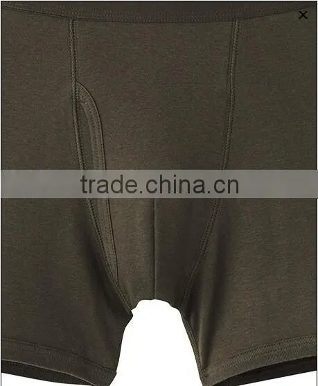 cotton classic soft solid boxer short men underwear