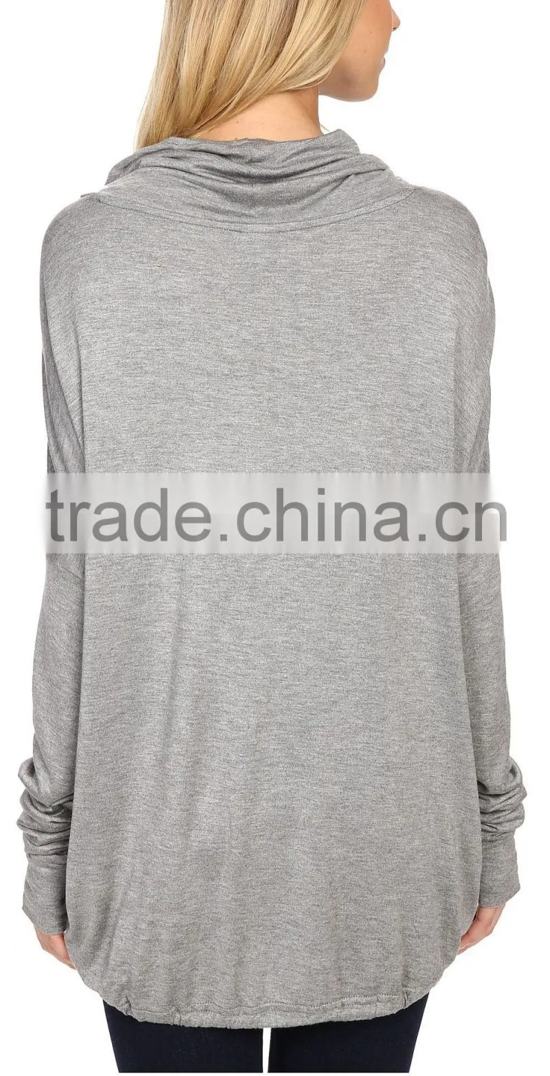 Ramax Custom Women Loose Fit Long Sleeve Sweatshirt Tops With Thumb Hole