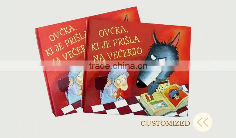 Custom children coloring story book printing service
