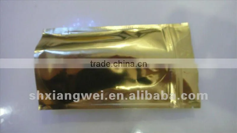 Aluminum Side die cut zipper lock standing up pouches
