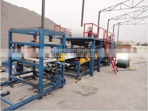 Pu sandwish panel composite machine