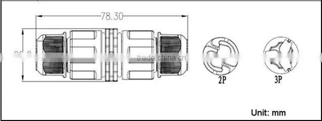 electrical cable joints screw lock wiring waterproof connector