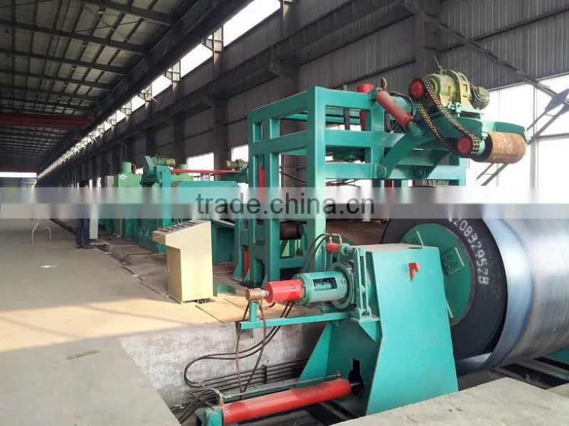 JPX-12X2000 middle plate uncoil cut to length line leveling line