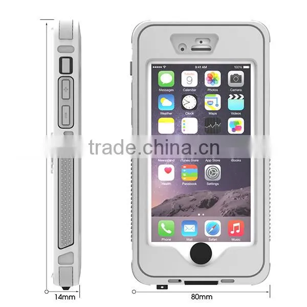 Universal Waterproof Case for Swimming Diving for iPhone 6 6S White 4.7 Inch