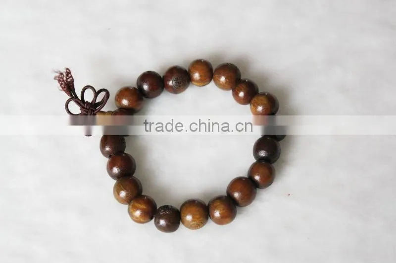 Artistic Sandalwood Beaded Bracelets 15mm