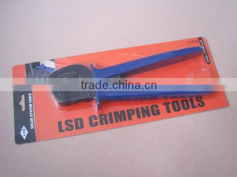 Solar Panel PV Cable MC3 Crimping tool for solar panel connectors,solar crimper 2.5-6mm2