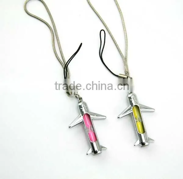 Hot selling Latest Fashion Egg,Plane,Cross Hourglass Mobile Phone Straps