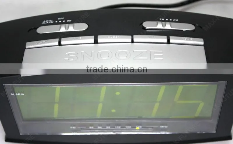 2.5 inch LED Jumbo-Size Display Screen Clock Radio with Alarm clock for home,kitchen,hotel
