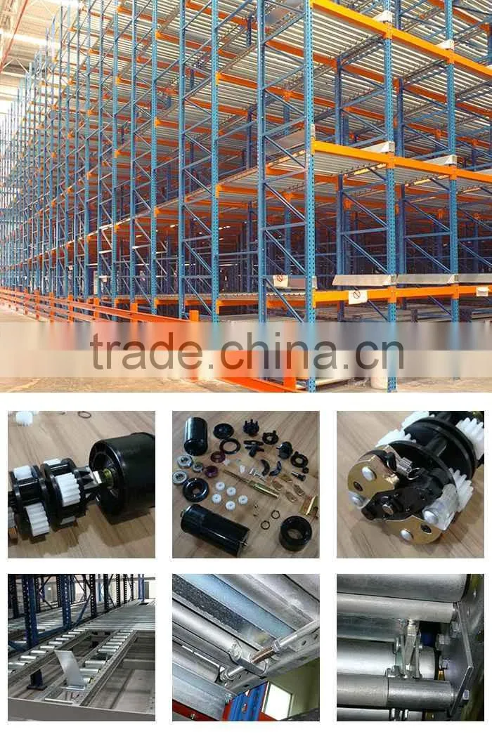 Highest Level OEM Gravity Shelf Heavy Duty Industrial Racking System