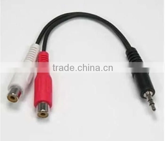 6ft 3.5mm Stereo Male to Dual RCA Stereo Adapter Audio Cable