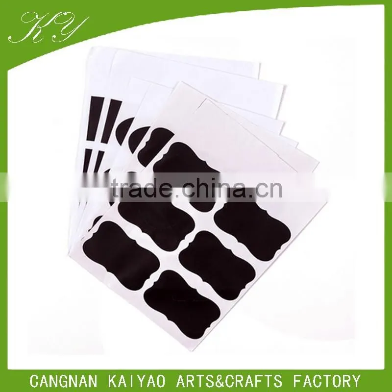 kids blackboard wall sticker PVC die cut chalkboard sticker for decoration