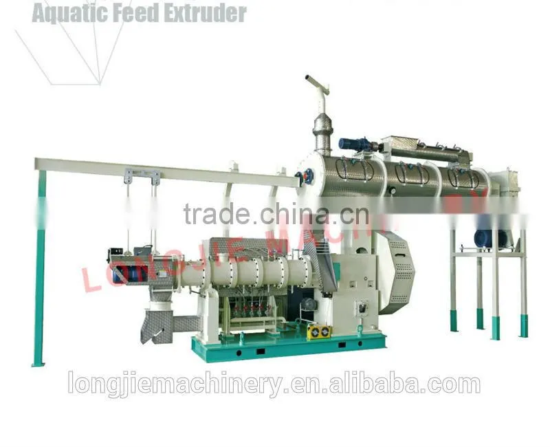Floating and sinking fish feed pellet plant