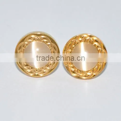 Stainless Steel Round Stud Earrings For Women(BE10710)