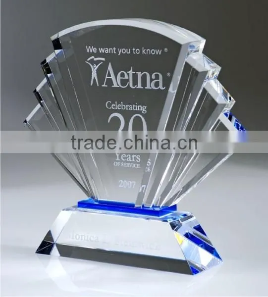 2016 Graceful cock model crystal clock with crystal base