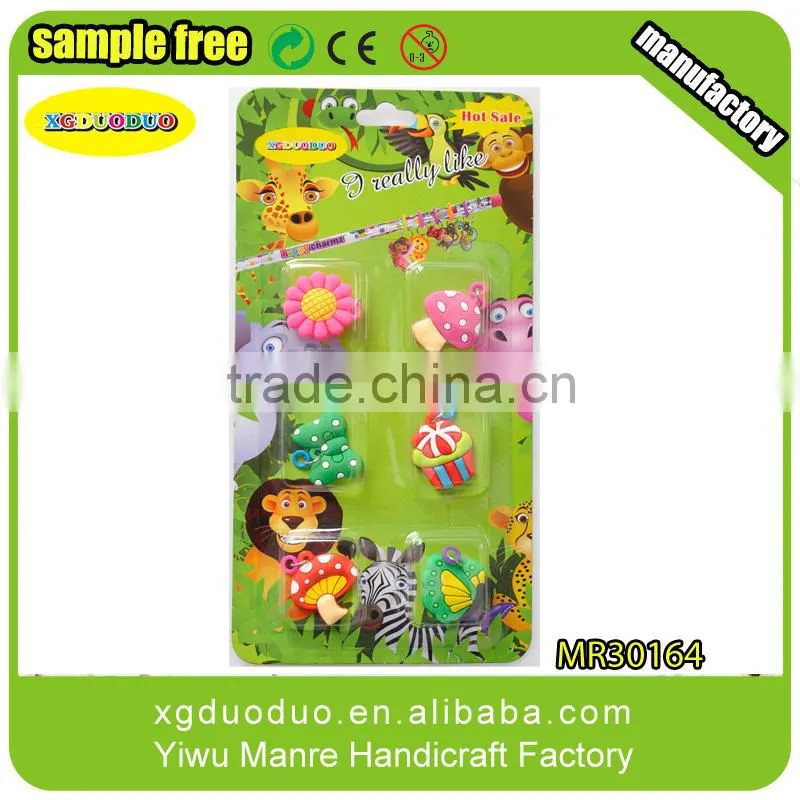 custom 3D promotional soft PVC plastic shoe charm