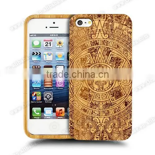 Bamboo stylish mobile phone back cover for iphone 5 cover.