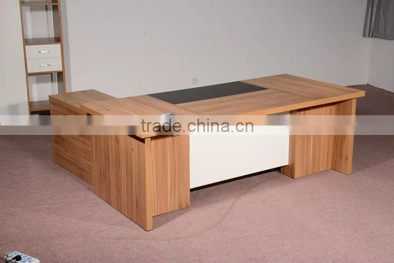 HC-M006 walnut color modern executive wooden office desk