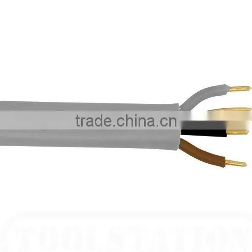 300/500V solid conductor three and Earth Cable flat cable