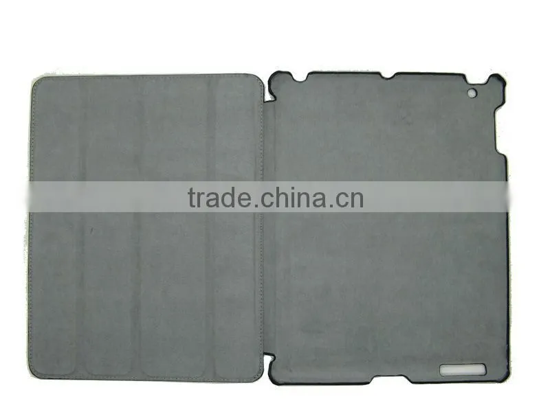 For ipad case smart,companion smart cover crystal Black pc hard case