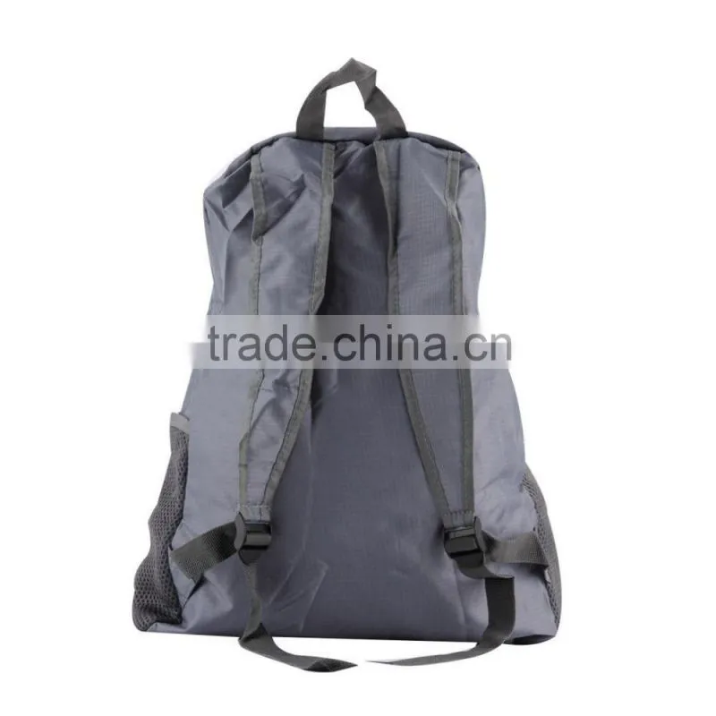Nylon Foldable Portable Zipper Travel Hiking Backpack Outdoor Shoulder Bags