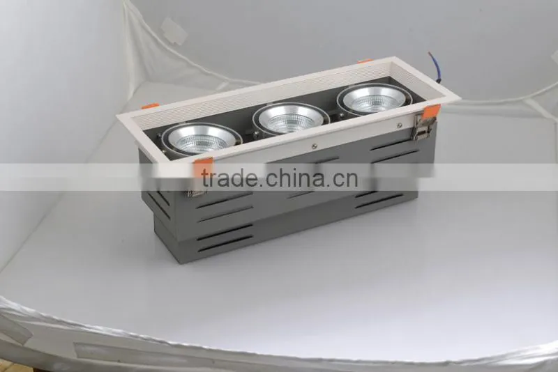 CITIZEN COB GRILIE 3 Head Gimbal Led Downlight TEC002HGR75W
