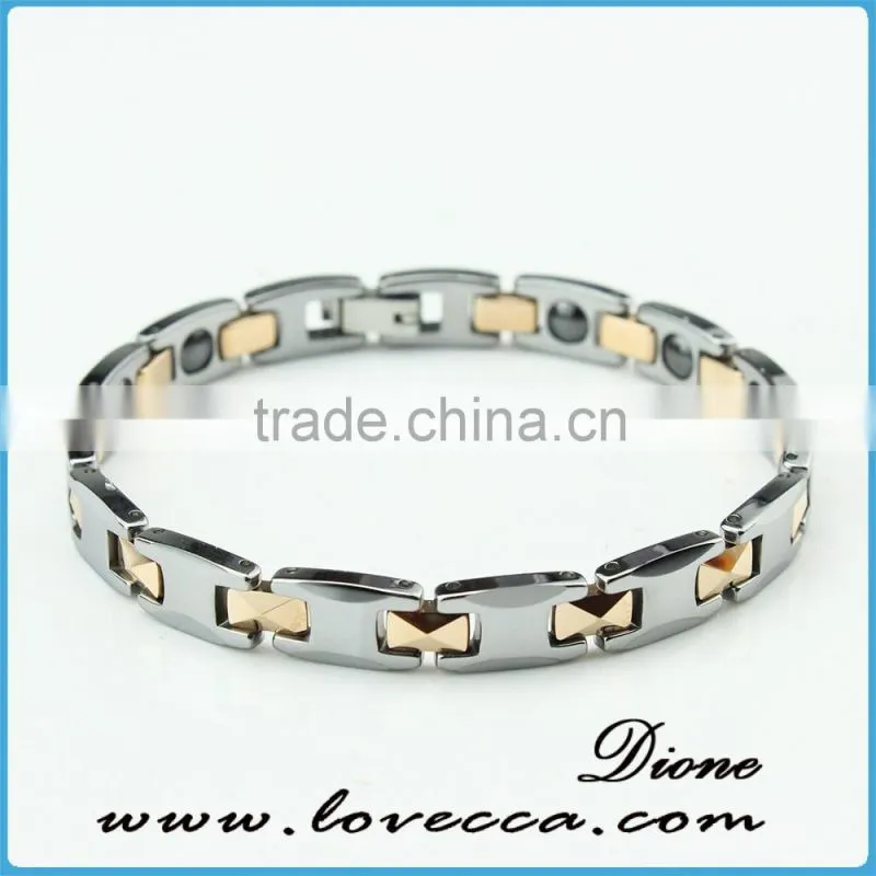 Black tungsten fashion jewelry health blood circulation bracelet for sale
