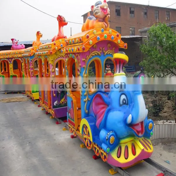 animal toys design amusement park equipment mini electric elephant train ride for kids