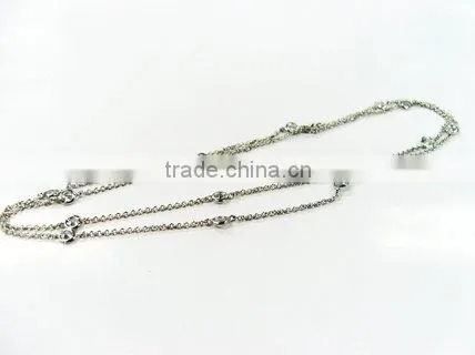 New necklace/mood necklace/cubic zircon jewelry/brass
