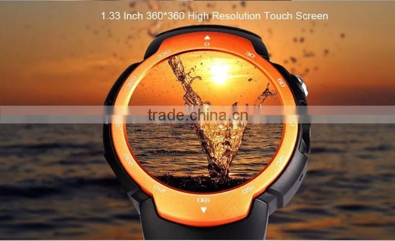 Heart Rate Pulse Monitor Z9 Smart Watch Android 5.1 OS MTK6580 Quad Core smartwatch Phone Support Google Map 3G WiFi Connect