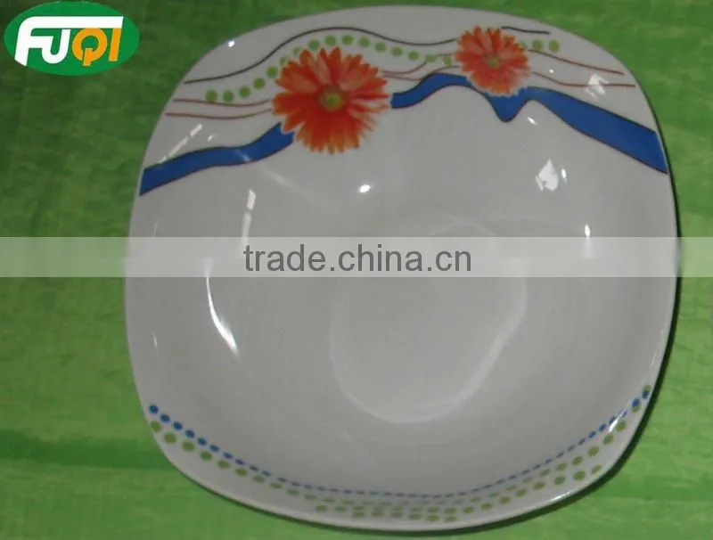 square dinner set