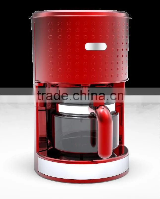 Dots design 12 cup high temperature drip coffee maker machine