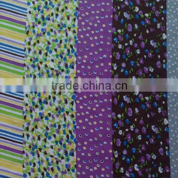 border design printed rayon fabric