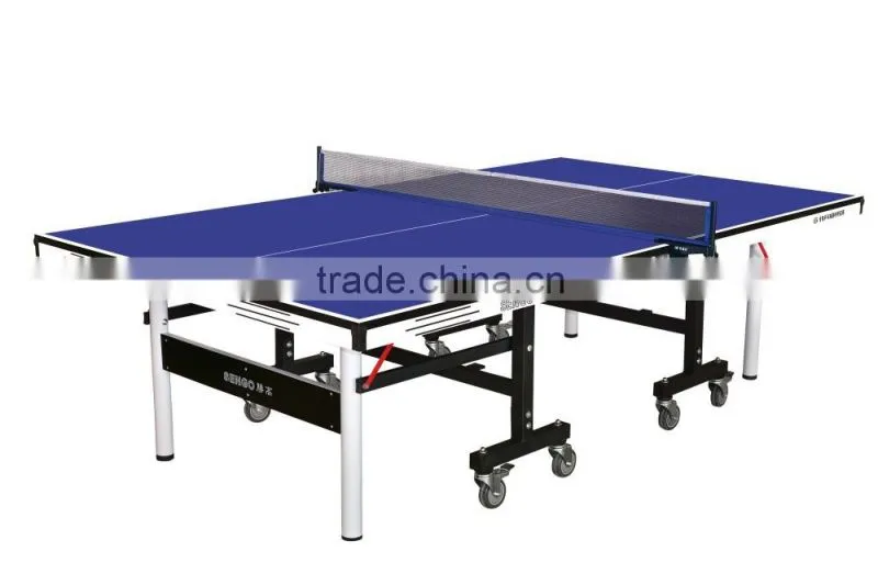 2016 New design blue color folded portable pong table