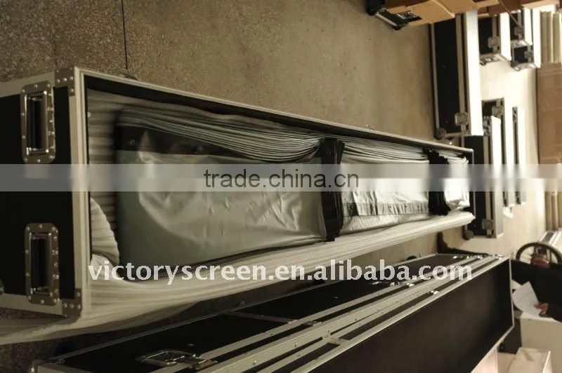 300*400 fast fold projection screen with black dress kit