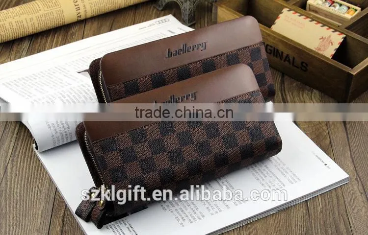 Professional wallet with mobile phone holder violet purse wallet alligator wallet
