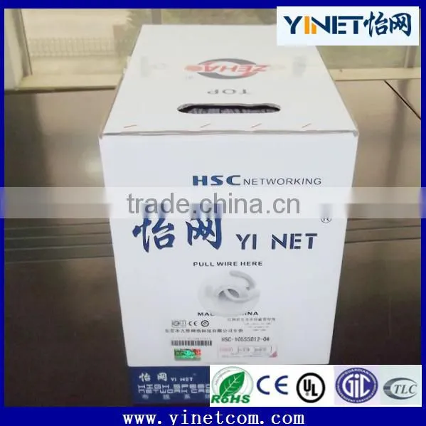UTP Cat6 100% pure copper 23awg Networking cable