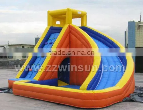 CE certificates hot-selling lake inflatable water slides