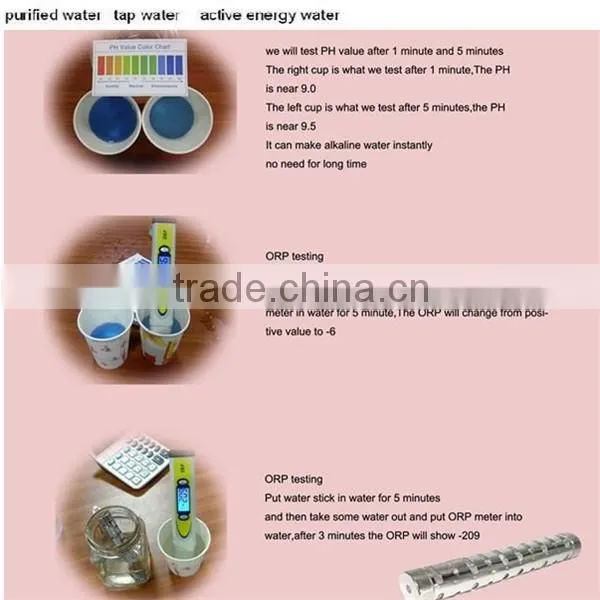 alkaline hydrogen water stick rich in microelements