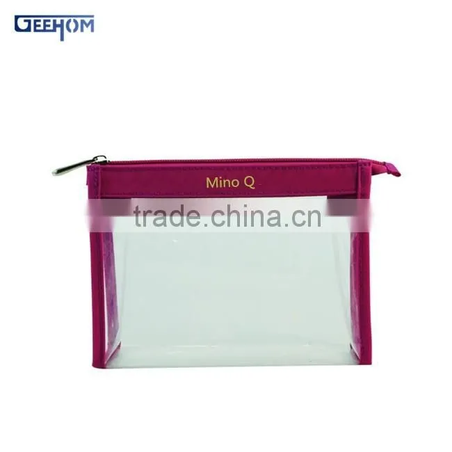 clear pvc bag with zipper