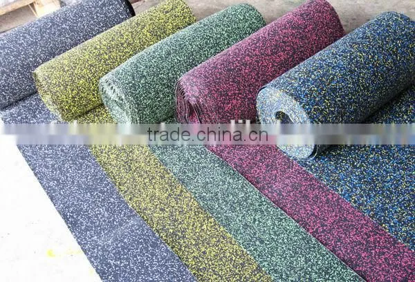 colorful rubber flooring