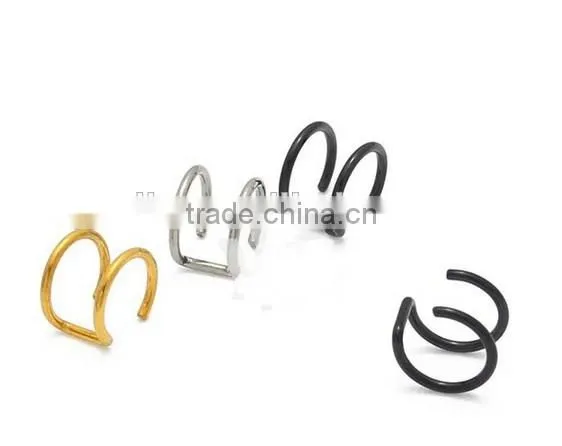 Non piercing novelty ear plug claw crazy wind ear plug tapers decorative ear plug