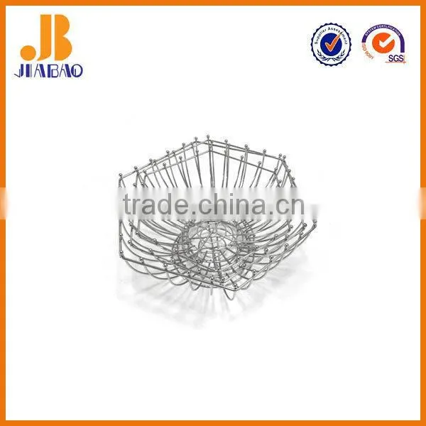 2015 chrome polygonal furit basket