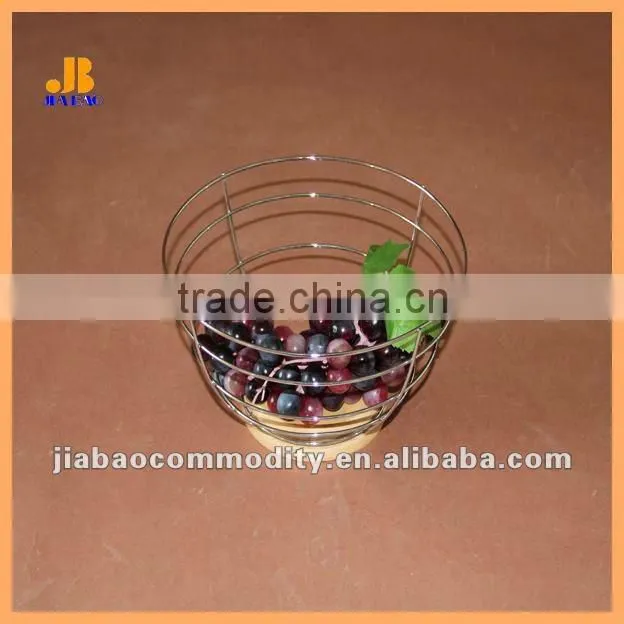 mini wood with wire fruit holder