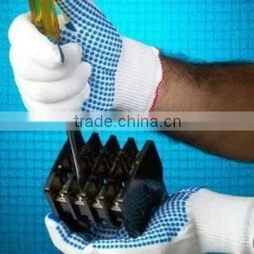 CE past PVC dotting glove