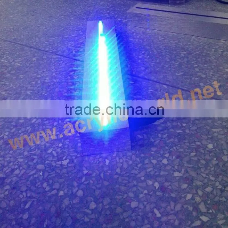 RGB LED lighted sign base acrylic RGB LED LOGO sign / base LED edge lit sign base