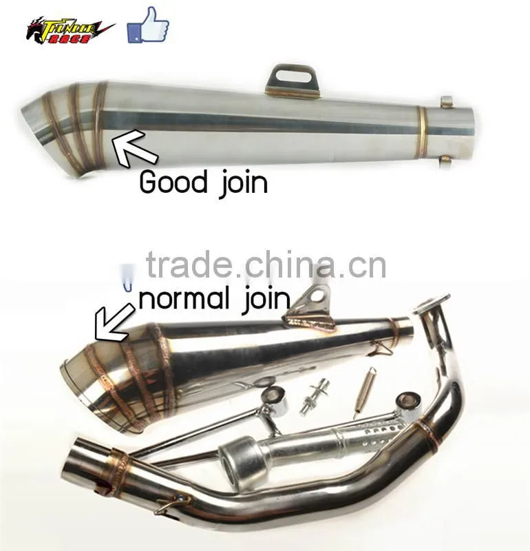 Aluminum universal motorcycle muffler